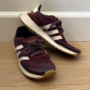 adidas // flashback purple retro sneaker 7.5